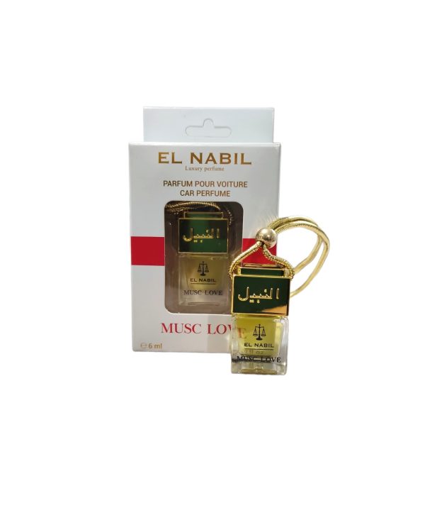 Diffuseur de parfum voiture Musc love 6 ml El Nabil